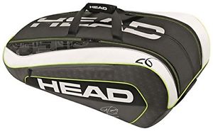 HEAD 283076 2016 Djokovic 12R Monstercombi Tennis Bag (Black/White)
