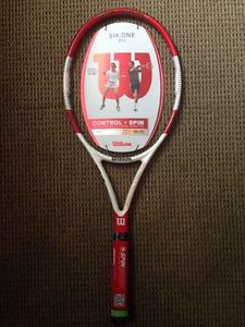 Wilson Six.One 95S Tennis Racket Grip size 4 3/8