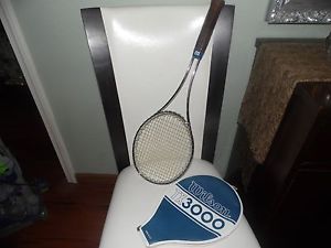 Vintage Wilson TX3000 Tennis Racquet Stainless Steel w/ Case USA 4 5/8 grip