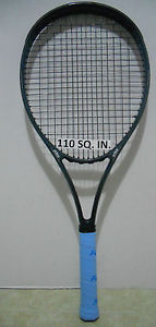 Prince CTS Thunderstick 110 Tennis Racquet Racket 1/4 - NEW STRINGS/OVERGRIP