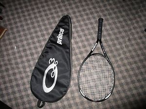 Prince O3 Silver Oversize 118 headsize  Tennis Racquet with Case