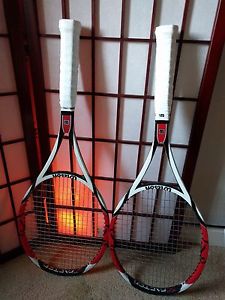 Wilson K Six One Tour 90 Tennis Racquet 4 5/8. Roger Federer. Pair.