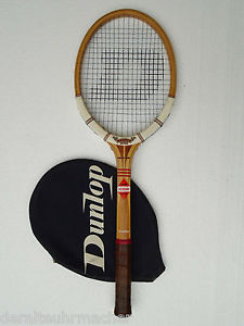 vint *DUNLOP Maxply Fort* England Laver/McEnroe Pro racket for collectors, cover