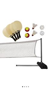 Lifetime 90421 Pickleball, Badminton, and Quickstart Tennis Net Set