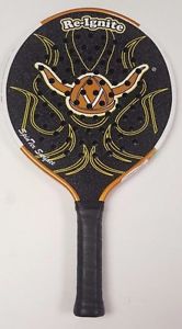 Viking Re-Ignite Platform Tennis Paddle w/ Spin Tex 4 1/4 Used Free USA Shipping