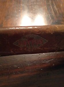 vintage Dayton metal mesh wood handle tennis racquet