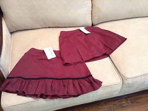 Lot of 2 NWT JERDOGX Tennis Skirts XS