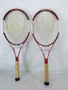 2 Wilson nCode Pro Staff Six One 95 16x18 L5 Tennis Racquet 4 5/8