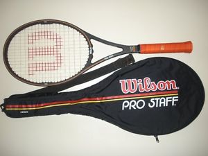 WILSON PRO STAFF 6.0 MIDSIZE 85 TENNIS RACQUET 4 1/2  ST.VINCENT (NEW STRINGS)