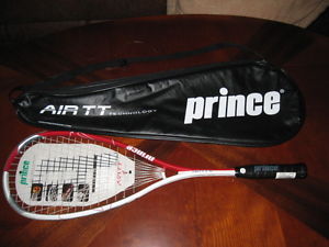 PRINCE AIR TT TRIPLE THREAT AIR DRIVE 140 SQUASH RACKET GRAPHITE EXTREME