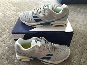 Babolat BPM Propulse Clay Court Mens Tennis Shoes Gray NEW 2015 - Size 12