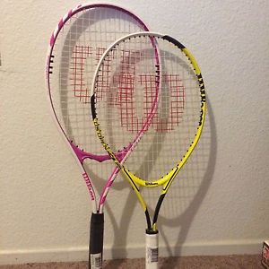 2 Wilson  Tennis Racquet WRT22100U 3 7/8" and WRT32090U2  4 1/4" -NEW-