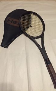 Vintage 70s AMF HEAD XRC FIBERGLASS TENNIS RACQUET & COVER 4 3/8 M MADE IN USA