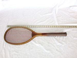 Vintage Tennis Racquet AG Spalding & Bros  USA Made Lakeside Wooden Racket