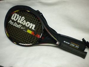 WILSON PRO STAFF 6.1si SL5 TENNIS RACQUET W ORIG COVER 4 5/8" NEW GRIP WRAP NICE