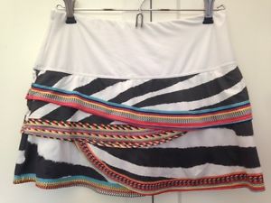 Lucky In Love Women's Zebra Bead Scallop Skirt - Size S (4-6)