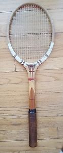 Vintage DUNLOP MAXPLY FORT Wooden Tennis Racket  England 4 7/8 Heavy
