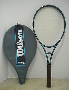 Wilson Largehead 110 Sting Tennis Racquet Racket 4 1/4 - EXCELLENT + Made In USA