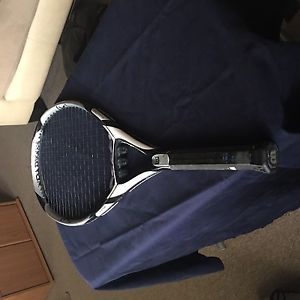 WILSON k FACTOR [k] THREE 115 SUPER OVERSIZE STRUNG TENNIS RACQUET RACKET 4-1/4"