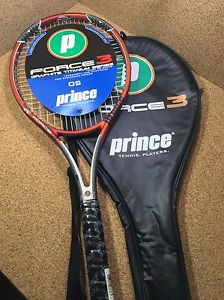 Prince Force 3 graphite titanium 4 3/4 series Raqueta racket racchetta tennis