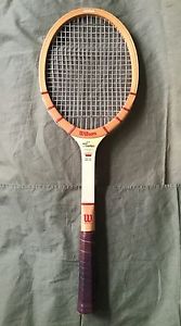 VINTAGE 60S WILSON JACK KRAMER AUTOGRAPH WOOD TENNIS RACQUET NICE