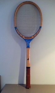Vintage SEAMCO Signature GUSSIE MORAN Wood Tennis Racket / Racquet