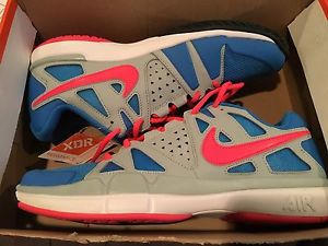 NIKE MENS AIR VAPOR ADVANTAGE TENNIS SHOES SIZE 10 Blue Punch Grey 599359 460