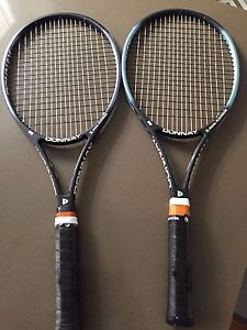 Pair of Donnay X-Dual Platinum 99 Tennis Racquets (4 5/8" grip)