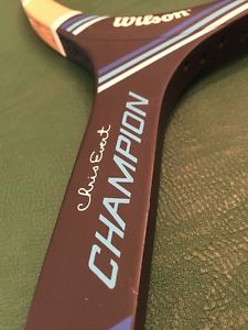 Vintage wooden Wilson Chris Evert signature Champion Model, Late 70's