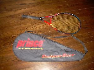 PRINCE THUNDERBOLT LONGBODY OVERSIZE 115 SQ IN 900 POWER LEVEL 4 1/4" GRIP COVER