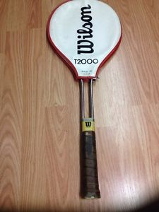 Vintage Wilson T2000 T-2000 Jimmy Connors Tennis Racquet - 4-5/8"