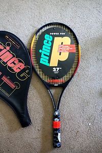 Prince - Power Pro Tennis Racquet Feather Lite 27 inch with cover