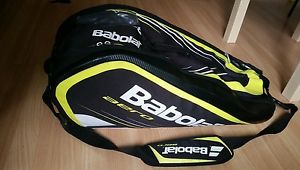 Babolat 9 Racquet Tenbis Bag Aero Black Yellow Pre-owned