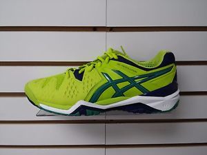 Asics Gel-Resolution 6 Men's Tennis Shoes - New - Size 10.5 - Lime