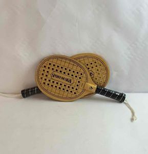 Sport Design Platform Tennis Paddleball 17" Wood Paddles Set of 2 NEW