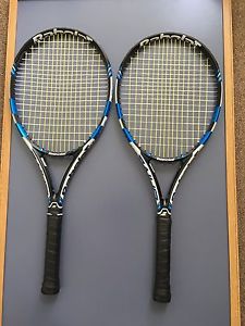 2016 2 Babolat Pure Drive Racquets With 6 Racquet Bag