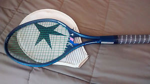 vintage KNEISSL BLUE STAR TWIN LM 4 4 1/2 tennis racquet racket Austria