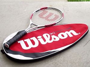 Wilson Titanium Soft Shock Tennis Racquet Racket w/ K factor case L3 4 3/8" grip