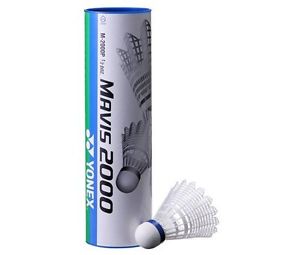 Mavis 2000 Nylon Tournament Shuttle-Yellow 1/2 dozen