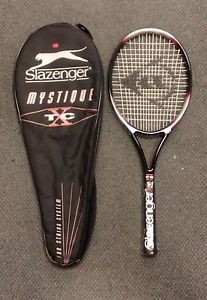 Slazenger Mystique XTC Tennis Racket. Strung with AG 16 Synthetic Gut.4 3/8 grip