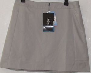 Gray ADIDAS 3 Stripe TENNIS SKORT ClimaCool Skirt Women's Size 8 NEW Tags