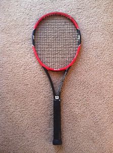Wilson Pro Staff 97 LS Tennis Racquet Red/Black 27" 4 1/4