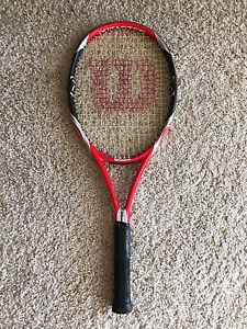 WILSON (K)FACTOR COURT 100 GRIP 4 3/8 TENNIS RACQUET
