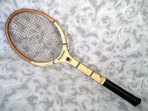 Vintage SLAZENGER CHELTENHAM Wooden Tennis Racket Made in ENGLAND