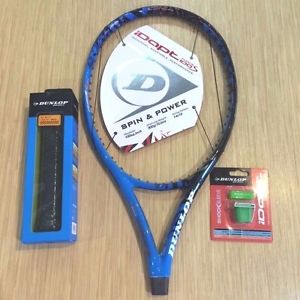 Dunlop iDapt Force 100S- BLUE- U Choose Grip Size- New- Free Shipping&Stringing!