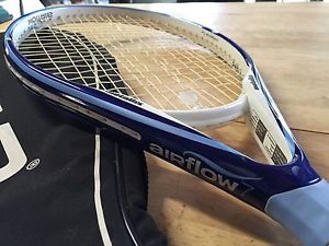 HEAD AIRFLOW 7 OVERSIZE Tennis Racquet  4 1/4, WITH FITTED CASE.