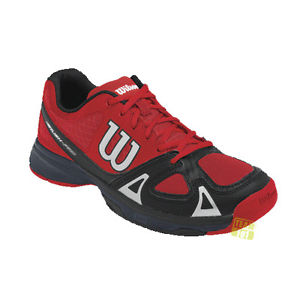 Wilson Niños Zapatillas de tenis RUSH PRO JR rojo
