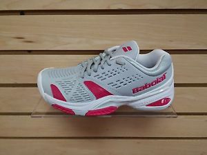 2015 Babolat SFX Women's Tennis Shoes - New - Size 6 - Grey/Pink