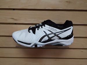 Asics Gel-Resolution 6 Men's Tennis Shoes - New - Size 10.5 - White/Black