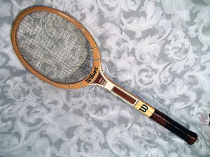 Vtg 1970's WILSON STAN SMITH CAPRI Wooden Tennis Racket Made in BELGIUM 4 1/4"